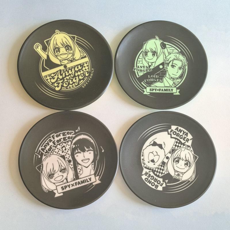 Daily Order Bulk Goods with Slight Flaws Special Price Spy* Play House Cartoon Animation Peripheral Snack Plate Dinner Plate Melamine Plate