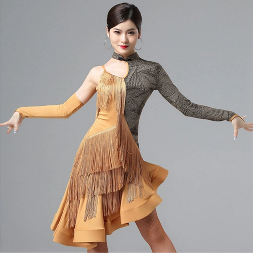 Латинский танцевальный костюм для женщин для взрослых в новом стиле танцевать