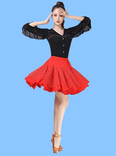 Юбка в складку, блестки для ногтей, летняя мини-юбка, танцующая модная практика