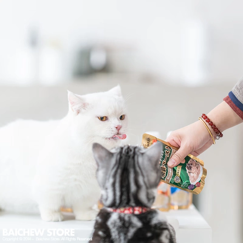 White Pig Shop Fish Meal JPHC Cat Snacks Dinh dưỡng Paste Liquid Thực phẩm ướt Chất béo Tăng thưởng Phần thưởng cho mèo trưởng thành Mèo con - Đồ ăn nhẹ cho mèo