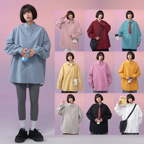 Летняя тонкая белая рубашка, футболка, японская розовая одежда для защиты от солнца, короткий рукав, защита от солнца