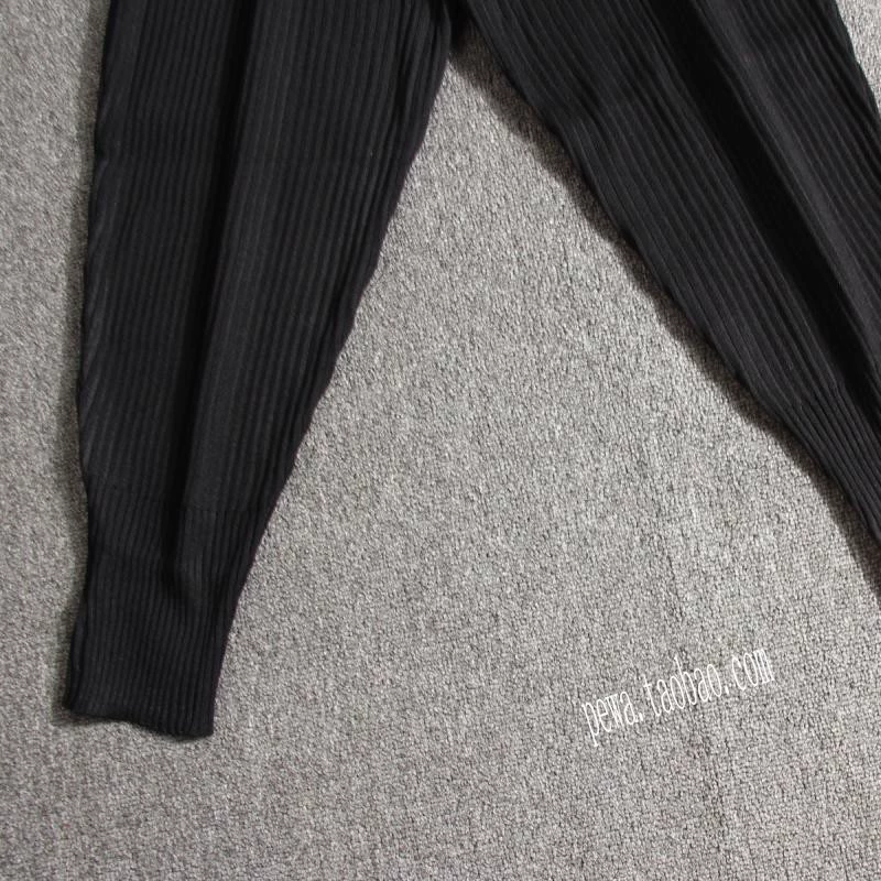 2018 Han ulzzang new slim size lớn đan quần harem quần carrot quần chân quần chín quần nữ