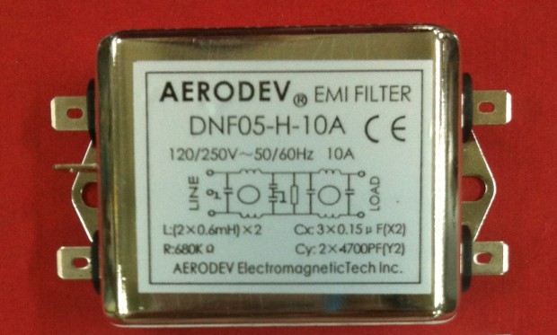 Shanghai EdAERODEV EMI power filter DNF05-H-10A single-phase AC (dual filtering)
