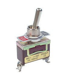 Taiwan HIGHLY SEA T-11BS2 stall 2-foot single-throw ONOFF button HEAD SWITCH 15A 250V