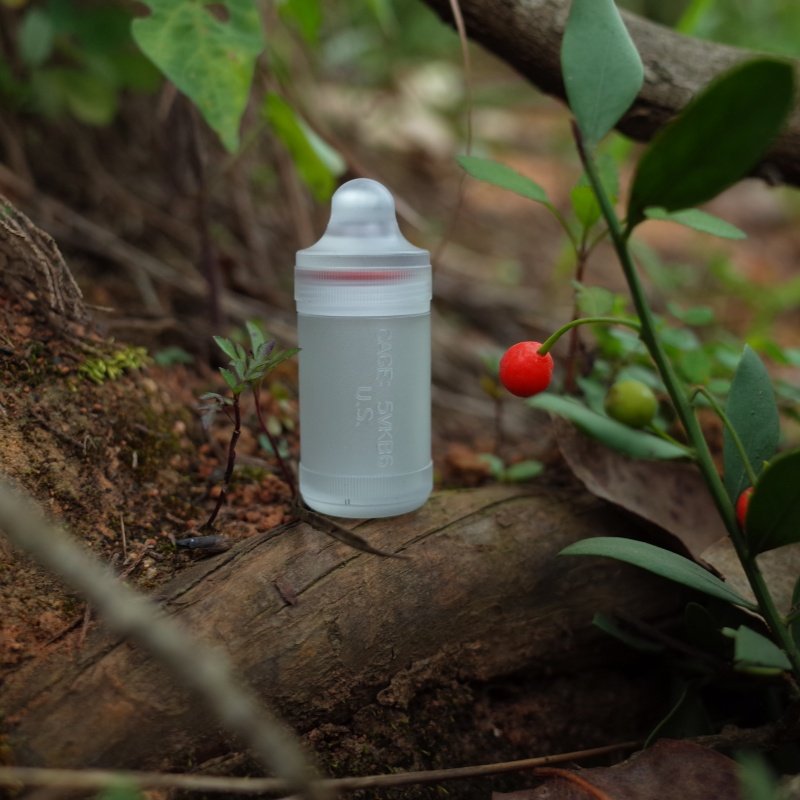 United States imported maratac outdoor Mini survival capsule waterproof warehouse information medicine ingot waterproof chamber seal