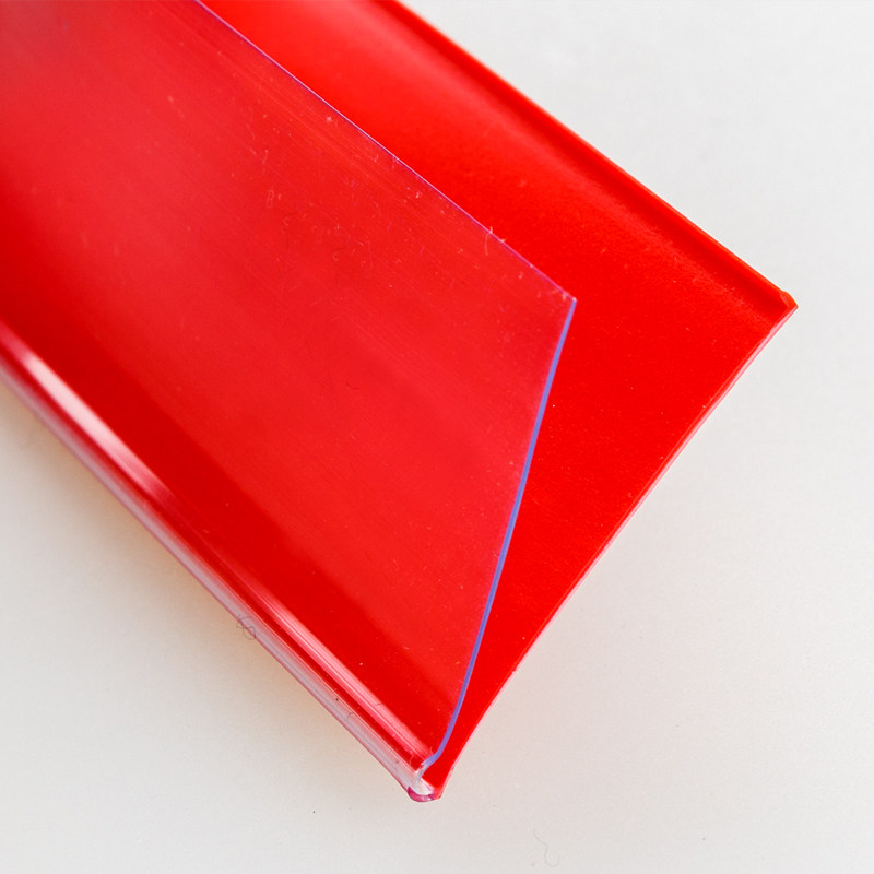 42MM shelf label bar storage and paste transparent card plastic price bar price label 1 2m