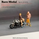 Latte + Motorcycle Women + шикарное подростковое костюм серебро, запланированное на доставку на 3-30 дней