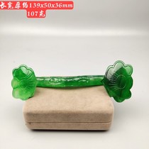 Ancient Jade Antique Jade Antique Qing Dynasty Old Emerald Lucid and Lucid Lucid and Swaying Pieces to the Imitation Ancient High Ice Monarch Green and Old Tsuiyu