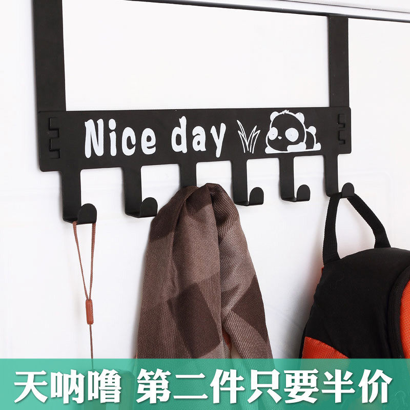 Creative Door Back Style Hanging Hood Hook hood Hook Cartoon Wall-mounted door hanger Removable Nail-free Rear Hook