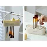 Кремовый стиль макияж чистка коробки для мытья коробки и сушка встроенную силиконовую очистку