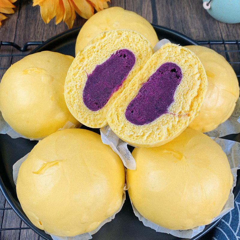 1 bag of Tianxiangda Potato Bag 800g10 Only children steamed buns Purple Potato Clay Noodle to heat the ready-to-eat breakfast bag