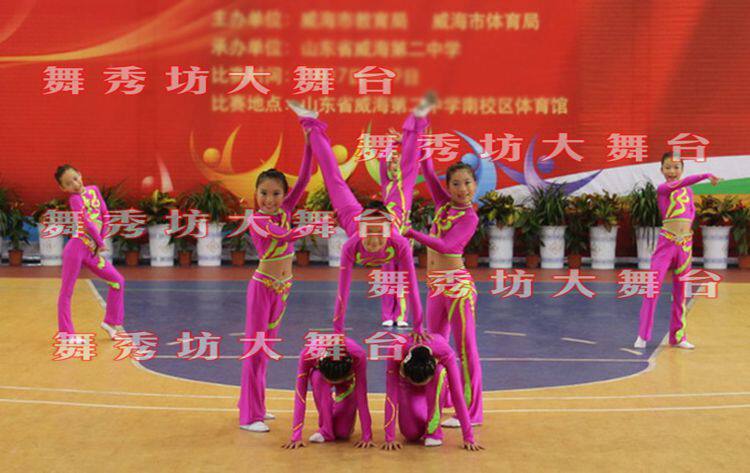 Fox aerobics performance clothing competitive aerobics competition clothing cheerleading clothing set