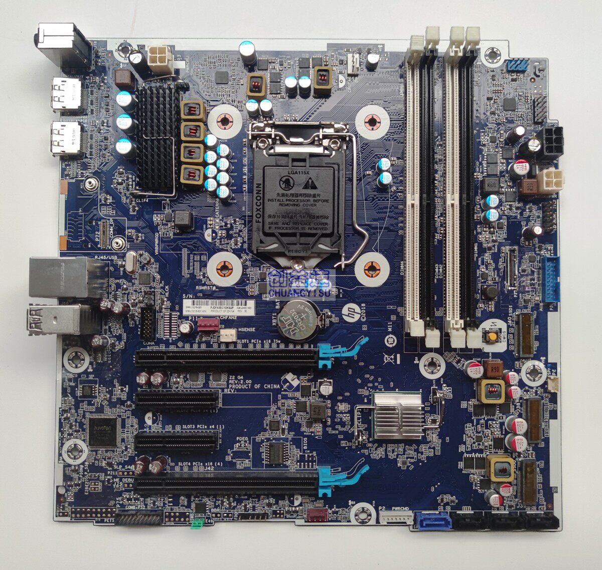 HP Z2 G4 SFF工作站主机板 支援Intel LGA 1151双通道记忆体 Z370晶片主机板
