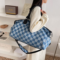 Short Travel Bag Women Away Luggage Bag Men Light Large Capacity Hand To Produce Bag Cashier Bag Sports Fitness Bag