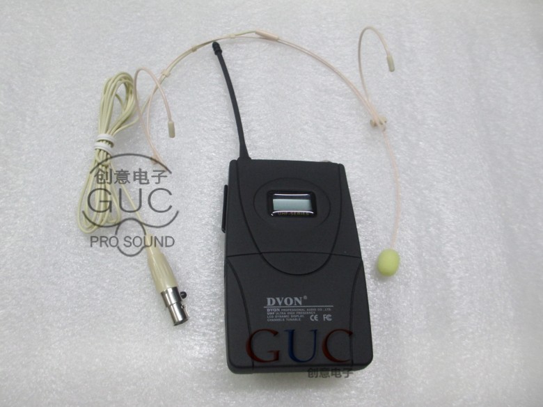 Dvon Dihuaao wireless headset microphone Dihuaao microphone 1 waist bag plus 1 headset