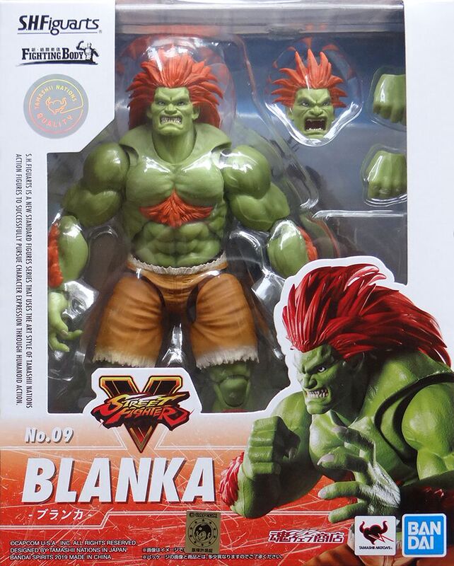〓 Big Parts of the Country 〓 Bandai Shf Soul Exclusive Street Fighter Electric Ghost Beast Man Savage Blanka 〓 Big Parts of the Country 〓 Bandai Shf Soul Exclusive Street Fighter Electric Ghost Beast Man Savage Blanka