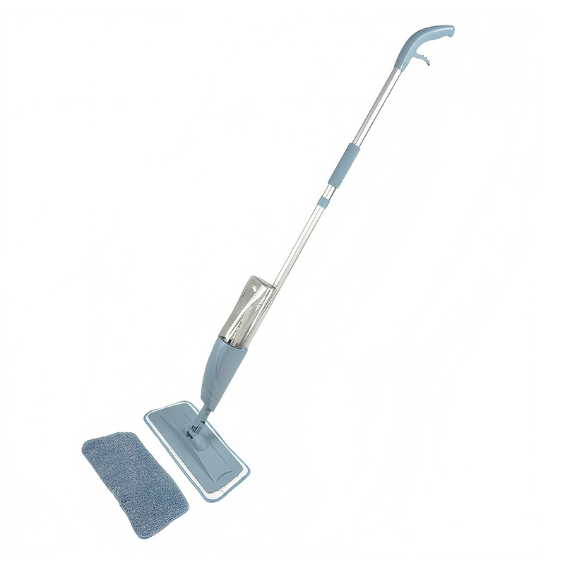 Export Price: 168 Yuan! Easy Home Spray Mop, Household Retractable Fiber Mop with Metal Rod, Cleaning Magic Tool