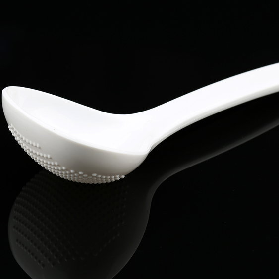 Japan KM convenient soup spoon porridge spoon kitchen with spoon Japanese plastic resin spoon special with food grade plastic