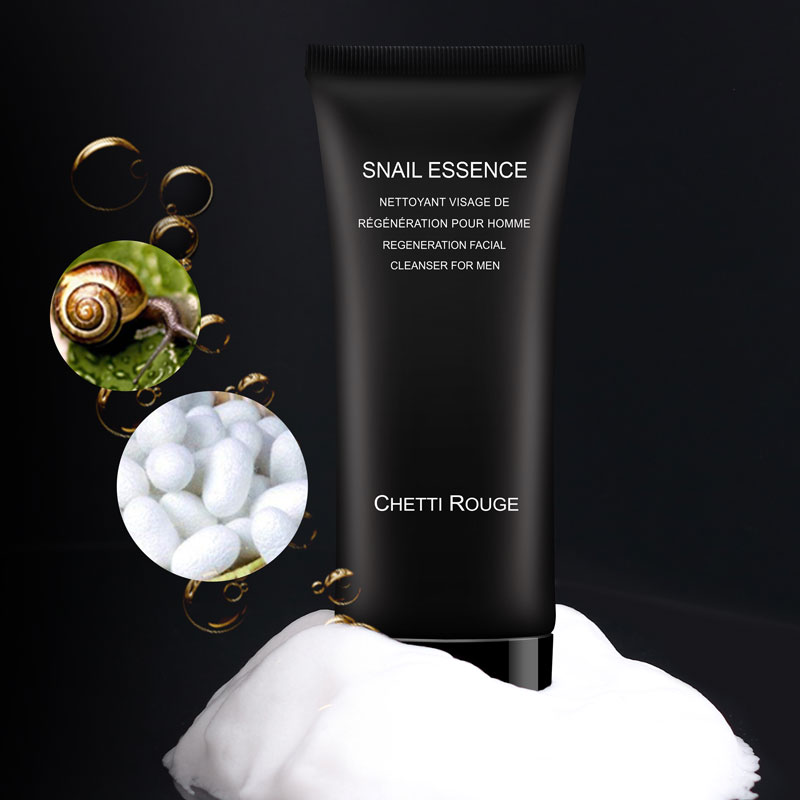 CHETTI ROUGE Xuan Snail Endowed with Men's Amino Acid Wash Flour 100ml weak acid mild and clean