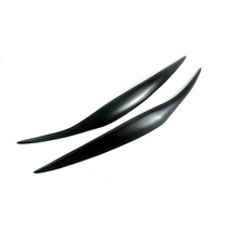 Suitable for 13-17 Fiesta black resin eyebrows Fiesta headlight eyebrows headlight eyebrow decorative stickers