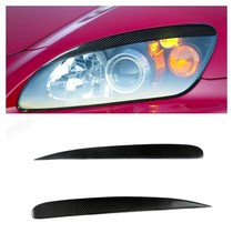 Suitable for Honda S2000 AP1 AP2 00-09 carbon fiber modified eyebrow headlight decorative sticker Angyanmei