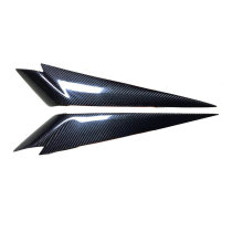 Suitable for 09-15 model X1 E84 carbon fiber modified eyebrow lamp X1 carbon fiber lamp eyebrow decoration