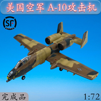 1:72 US Air Force A-10 Thunder Attack Aircraft A10 Fighter Aircraft Model Finish 37113