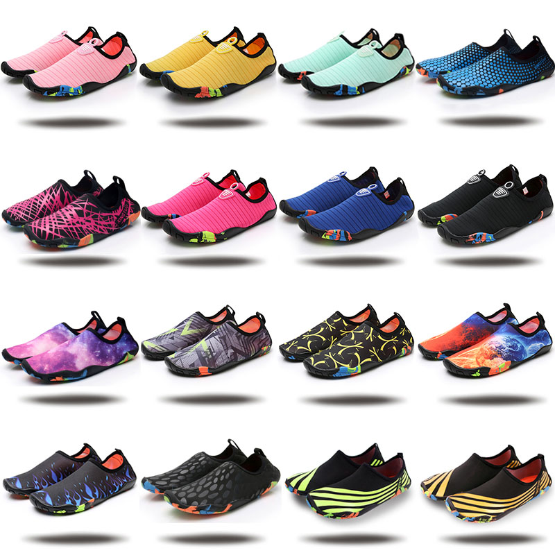 Beach shoes and socks rubber outsole non-slip sports outdoor strong package construction wading upstream shoes men and women swimming sandals