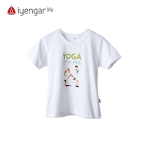 Spring and summer parent-child boy girl Ayyangg yoga T-shirt short sleeve blouses for running sports hygroscopic yoga