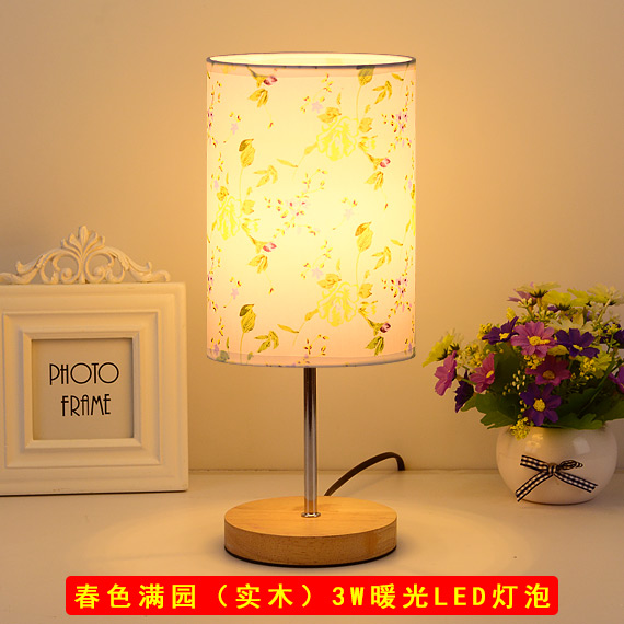 table lamp bedroom bedside lamp creative romantic warm european style small table lamp nordic night light simple modern small night light
