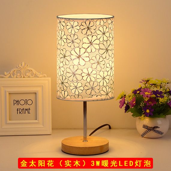 table lamp bedroom bedside lamp creative romantic warm european style small table lamp nordic night light simple modern small night light