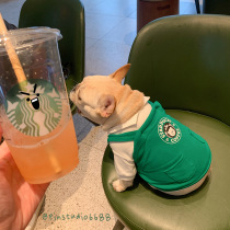 PIN 2020AW star dad two-piece pet overalls fat dog clothes