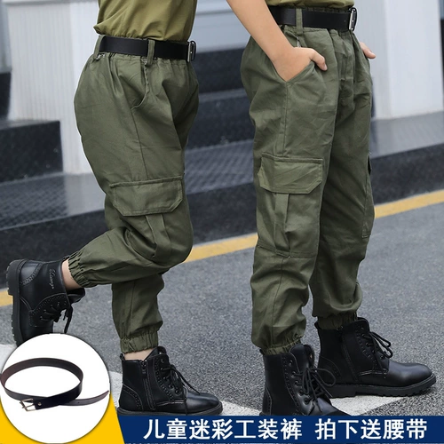 Камуфляжные штаны для мальчиков, тонкая детская летняя одежда для отдыха, в корейском стиле, подходит для подростков