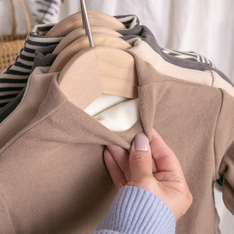 Children's half-height collar bottom-shirt autumn winter girl's thickened boy gush warm clothes baby pure cotton baby slapped undercoat-Taobao