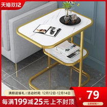 Coffee table side a few living room small apartment simple modern bedroom balcony leisure double-layer removable light luxury sofa side a few