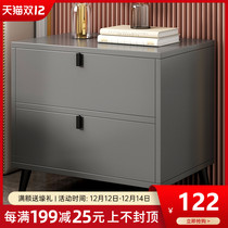 Bedside table bedroom simple modern simple small bedside storage rack home Net red storage bed side cabinet