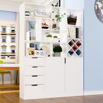 Wine cabinet simple modern home hall cabinet display cabinet door shoe cabinet double-sided partition cabinet porch cabinet