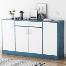 Shoe cabinet simple storage simple modern entrance cabinet imitation solid wood entrance economy household large capacity door shoe rack