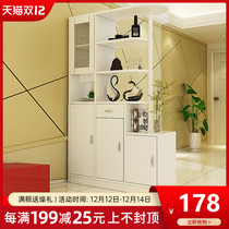 Wine cabinet shoe cabinet one wall modern simple small apartment European style hall cabinet porch cabinet screen entry partition cabinet