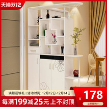 Wine cabinet entry porch cabinet against the wall living room screen partition cabinet simple modern hall cabinet small house European shoe cabinet