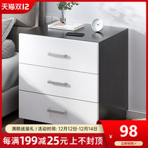 Bedside modern simple bedside cabinet home small bedroom locker simple Net red storage cabinet