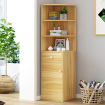 Bookcase with door to floor simple modern creative desk shelf simple small bookshelf home living room assembly bookcase