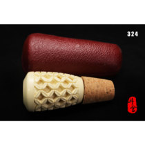 Turkish Master F YAVUZ Hand Carved Meerschaum Pipe Shader 324-328