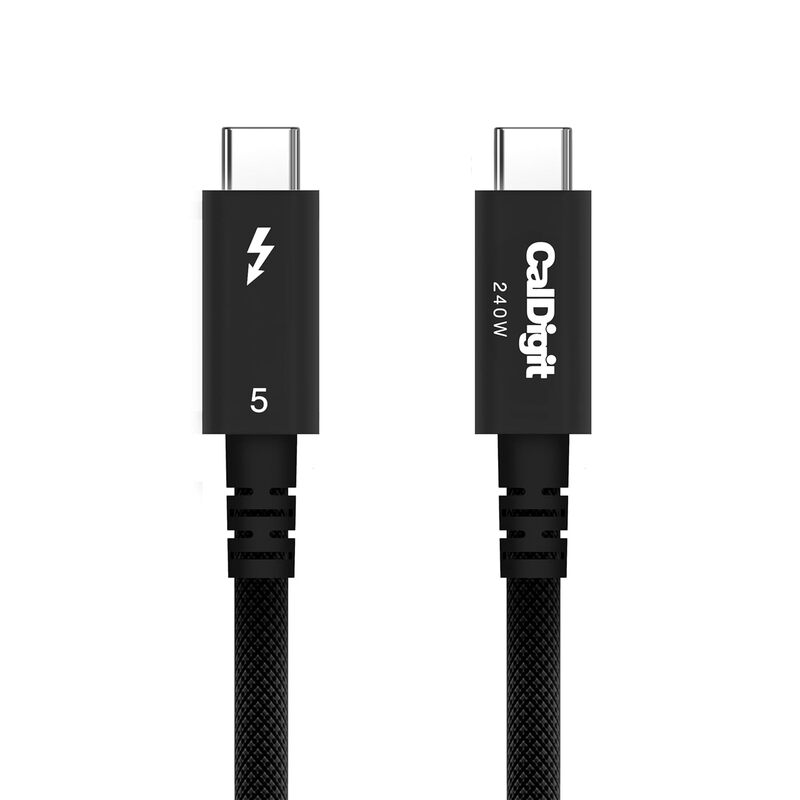 Caldigit Thunderbolt 5 Pro Braided Cable 120Gbps 240W Active 0.5 1 2m Meter