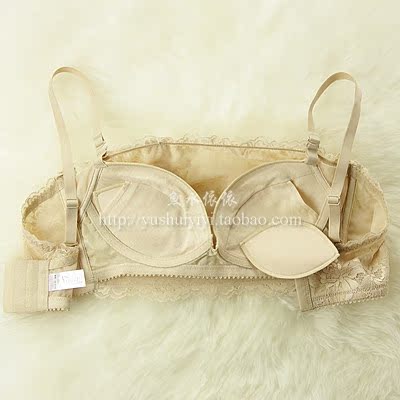 Sexy thoải mái ren wraped áo ngực kiểu áo ngực thép miễn phí áo ngực áo ngực quốc phòng-che đậy với quây dày.