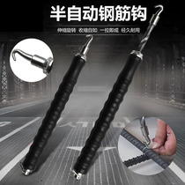 New semi-automatic steel bar hook straight pull wire hook binding artifact steel bar hook tie hook