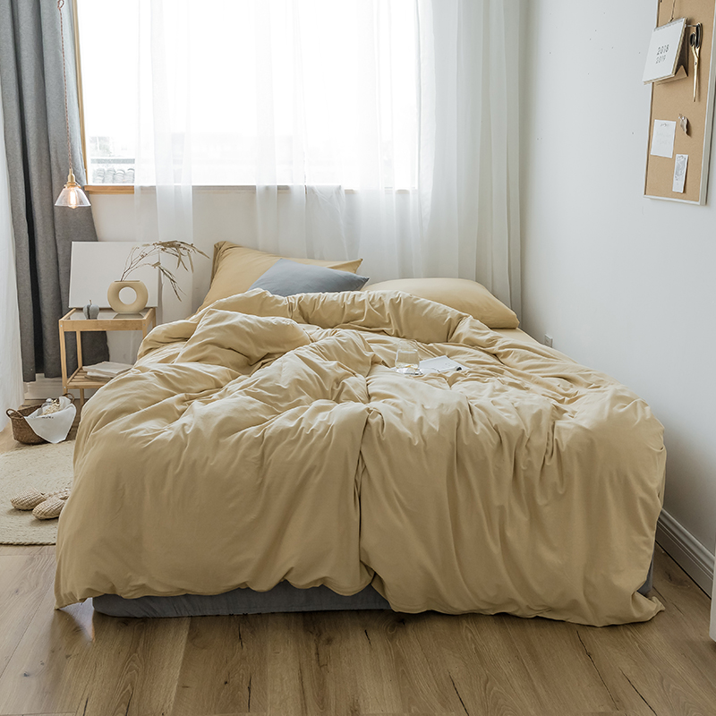 four piece net red quilt cover 1.8m bed sheet bedspread