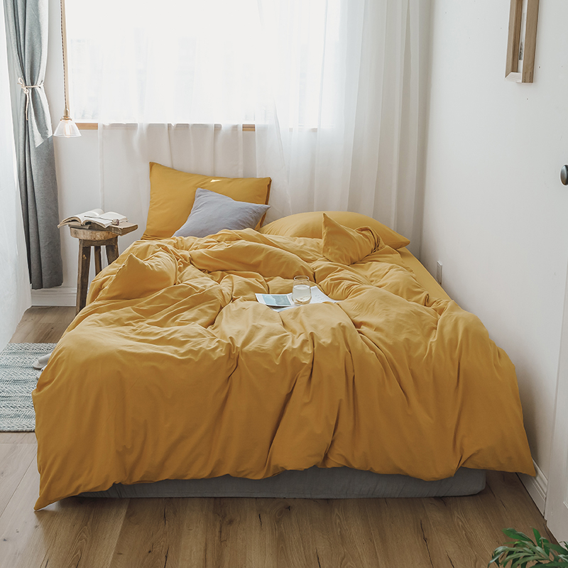 four piece net red quilt cover 1.8m bed sheet bedspread