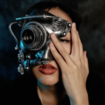 Swallowtail Butterfly House Opera Phantom punk retro old Half Face men women mask rivet steam annual meeting