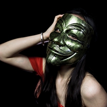 Secret team v vendetta full face mask